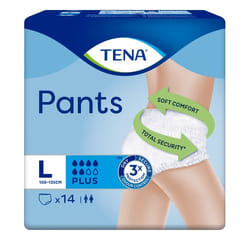 TENA Pants Plus sous-vêtement absorbant Unisexe 14 pièce(s)