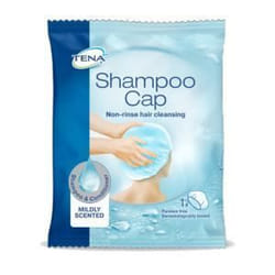 Bonnet lavant - TENA - Charlotte lavante x1 - Sans eau - Sans rinçage - Mixte