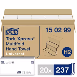 Lot de 20 paquets essuie-mains TORK Xpress doux - interfoliés - Universel - 150299