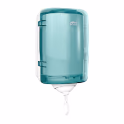 Tork 473167 distributeur de serviettes en papier Distributeur de papier-toilettes en rouleau Turquoise, Blanc