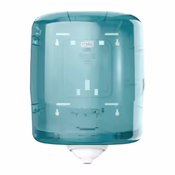 Tork 473180 distributeur de serviettes en papier Distributeur de papier-toilettes en rouleau Turquoise, Blanc