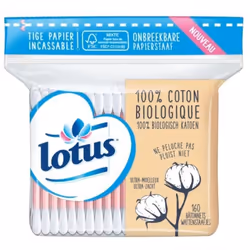 Lotus Coton-Tige Recharge Bleu 160 bâtonnets