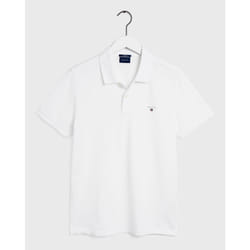 Gant Pique (XL) T-shirt polo Col boutonné Manche courte Coton