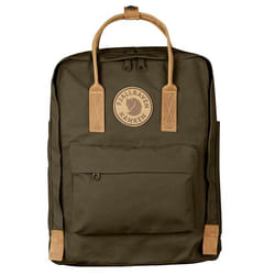 Fjällräven KÅNKEN NO. 2 sac à dos Sac à dos normal Olive Coton, Cuir, Polyester