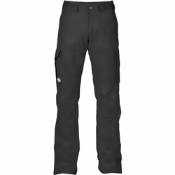 Fjällräven Karl Pro, Pantalon de randonnée, Mâle, Adulte, Gris, Long, Coupe régulière