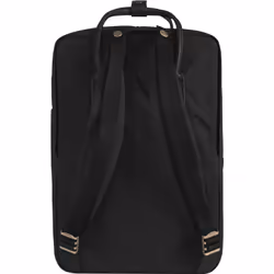 Fjällräven Kånken No.2 sac à dos Noir Coton, Cuir, Polyester