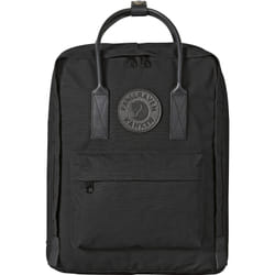 Fjällräven Kånken No.2 Black Mini sac à dos Noir Coton, Cuir, Polyester