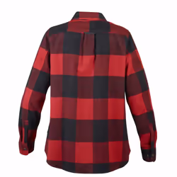 Fjällräven Canada Shirt LS W Chemise Feminine neckline Manches longues Coton, Polyamide (PA), Polyester, Laine