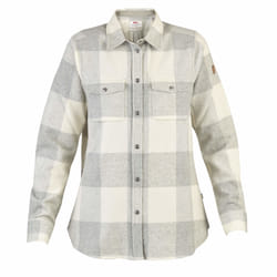 Fjällräven Canada Shirt LS W Chemise Feminine neckline Manches longues Coton, Polyamide (PA), Polyester, Laine