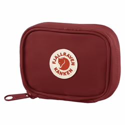 Fjällräven Kanken Card Wallet, Rouge, Coton, Polyester, Monochromatique, Fermeture éclair, 54 g, 110 mm