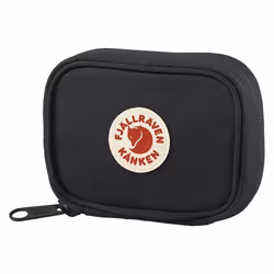 Fjällräven Kanken Card Wallet, Noir, Coton, Polyester, Monochromatique, Fermeture éclair, 54 g, 110 mm