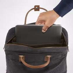 Fjällräven Norrvåge sac à dos Gris Coton, Polyamide, Polyester, Laine