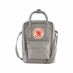 Fjällräven Kanken Sling, Unisexe, Sac à bandoulière, Fermeture à glissière, Poche frontale, Gris, Monochromatique