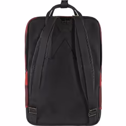Fjällräven Kånken Re-Wool sac à dos Noir, Rouge Coton, Polyamide, Polyester, Laine - Vue supplémentaire 2