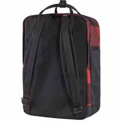 Fjällräven Kånken Re-Wool sac à dos Noir, Rouge Coton, Polyamide, Polyester, Laine - Vue supplémentaire 4