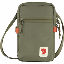 Fjällräven High Coast Pocket, Unisexe, Sac bandoulière, Taille unique, Fermeture à glissière, Poche frontale, Vert