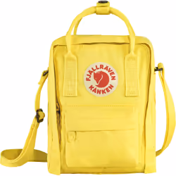 Fjällräven KÅNKEN SLING, Unisexe, Sac cabas, Fermeture à glissière, Poche frontale, Jaune, Monochromatique