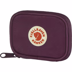 Fjällräven Kanken Card Wallet, Portefeuille, Violet, Coton, Polyester, Monochromatique, Fermeture à glissière, 110 mm