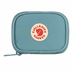 Fjällräven Kanken Card Wallet, Portefeuille, Bleu, Coton, Polyester, Monochromatique, Sky Blue, 54 g