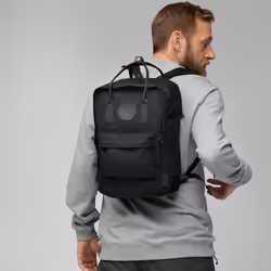 Fjällräven Kanken No.2 sac à dos Sac à dos normal Noir Coton, Cuir, Polyester recyclé - Vue supplémentaire 5