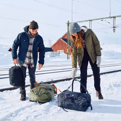 Fjällräven Färden Duffel 50 Sac fourre-tout de voyage Carapace molle Noir 50 L Polyamide - Vue supplémentaire 10