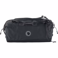 Fjällräven Färden Duffel 80, Sac fourre-tout de voyage, Carapace molle, Noir, Large, Fermeture à glissière, PFAS
