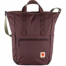 Fjällräven High Coast Totepack, Unisexe, Sac fourre-tout, Fermeture à glissière, Bordeaux, Monochromatique, Polyamide