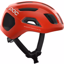 POC Omne Air MIPS, Orange, Blanc, Casque, Unisexe, Adulte, Cyclisme sur route, Prismane Red Matt