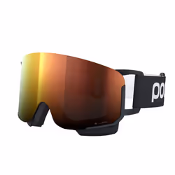 POC Nexal, Lunettes de cyclisme, Unisexe, Sans monture, Noir, Orange