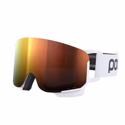 POC Nexal, Lunettes de cyclisme, Unisexe, Sans monture, Blanc, Orange