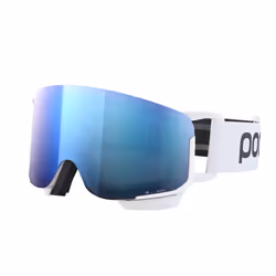 POC Nexal Mid, Lunettes de cyclisme, Unisexe, Sans monture, Blanc, Bleu