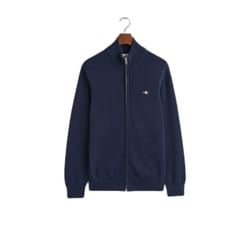 Pull coton zipé Gant