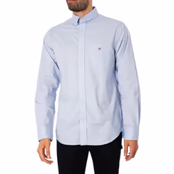 Chemise classique en popeline Gant