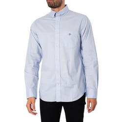 Chemise classique en popeline Gant