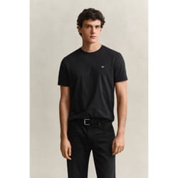Gant 2003184-5 Tee-shirt Rib-knit neckline Manche courte Coton