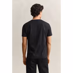 Gant 2003184-5 Tee-shirt Rib-knit neckline Manche courte Coton - Vue supplémentaire 4