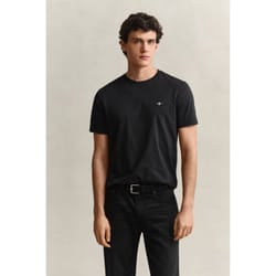 Gant 2003184-5 Tee-shirt Rib-knit neckline Manche courte Coton