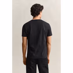 Gant 2003184-5 Tee-shirt Rib-knit neckline Manche courte Coton - Vue supplémentaire 4