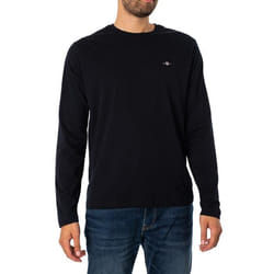 T-shirt à manches longues Regular Shield - GANT - Homme - Noir