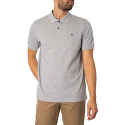 Polo - GANT - Coupe classique - Manches courtes - Gris