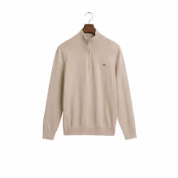 Pull 1/2 zip en coton Gant Classic