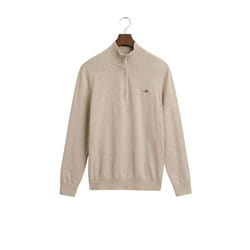 Pull 1/2 zip en coton Gant Classic