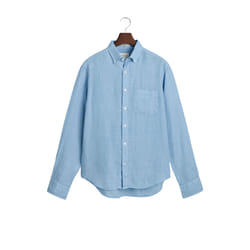 Chemise manches longues en lin Gant Garment-Dyed