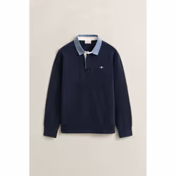 Gant 2004082-433 T-shirt polo Col boutonné Manches longues Coton - Vue supplémentaire 6