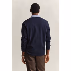 Gant 2004082-433 T-shirt polo Col boutonné Manches longues Coton - Vue supplémentaire 5