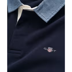 Gant 2004082-433 T-shirt polo Col boutonné Manches longues Coton - Vue supplémentaire 8