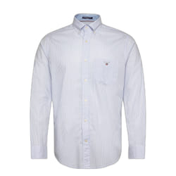 Chemise manches longues à rayures Gant Poplin O.Shield