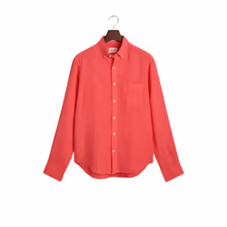 Chemise manches longues en lin Gant Garment-Dyed