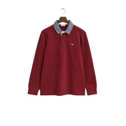 Polo manches longues Gant Reg Chambray Heavy