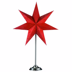 Markslöjd Aratorp, Figurine lumineuse décorative, Rouge, Papier, IP20, II, 1 lampe(s)